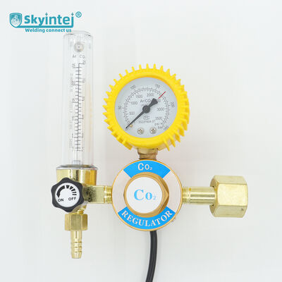 comprare Regolatore di flusso di CO2 in ottone, gauge di precisione 0-15MPa, ingresso CE omologato per fabbrica online manufacture